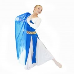 Danzcue One-Shoulder Praise Dance Tunic