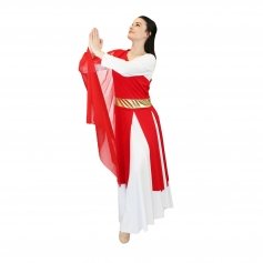 Danzcue One-Shoulder Praise Dance Tunic