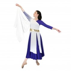 Danzcue One-Shoulder Praise Dance Tunic