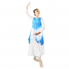 Danzcue Watercolor Womens Praise Dance Tunic